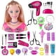 thumbnail image 1 of Children's Hairdressing Head, Makeup Head 22 Cm High, Styling Head, Role Play Doll Head, Toy Princess Gift, 35 Pieces, 1 of 5