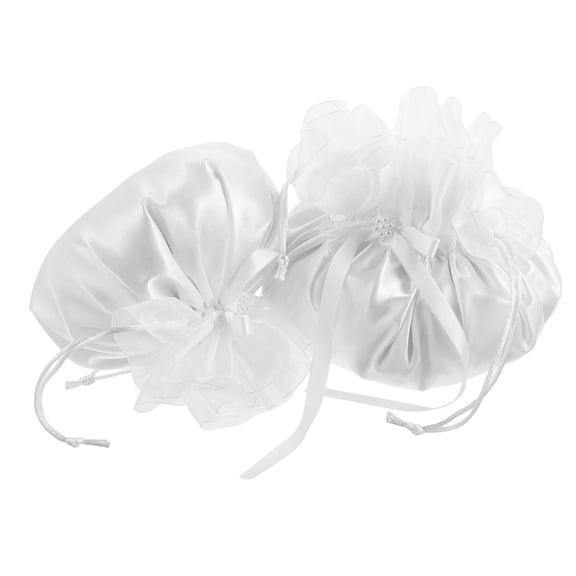 WHAMVOX 2pcs Wedding Clutch Purses For Women Bridal Handbags With Elegant Design Comfortable Fabric And Ample Space For Formal Events