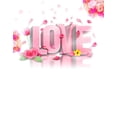 thumbnail image 1 of BSDHOME Polyester Pink Flowers Rose Love Photography Backdrops Photo Props Studio Background 5x7ft, 1 of 2