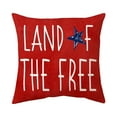 thumbnail image 7 of 250Th Anniversary Usa 4Th Of July 4Th Of Patriotic Blue Red Pillow Covers 1616 Set Of 2, Fourth Independence Star Print Decorative Throw Pillowcases Outdoor Memorial Day Cushion Cases Couch, 7 of 7