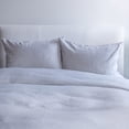 thumbnail image 4 of 100% French Linen Duvet Cover - Twin/Twin XL - Pebble Heather | BOKSER HOME, 4 of 5