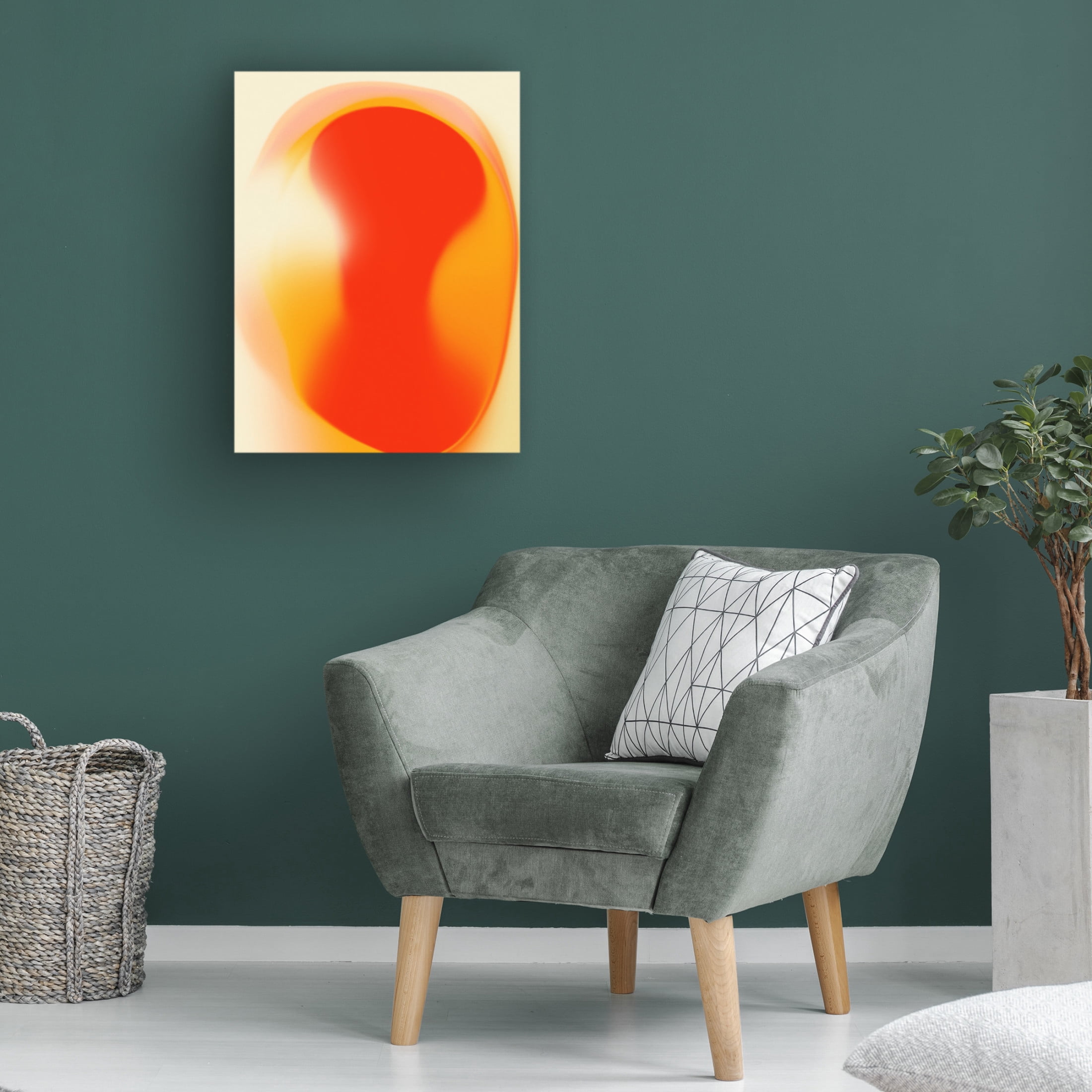 Trademark Fine Art Jazzberry Blue Focus 2 Canvas Wall Art