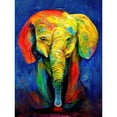 thumbnail image 1 of Surreal Baby Elephant Colourful Abstract Bright Unframed Wall Art Print Poster Home Decor, 1 of 3