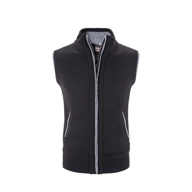 Chaqueta de lana de otoño e invierno, suéter para hombre, cárdigan con cuello alto Fridja BV0+3364