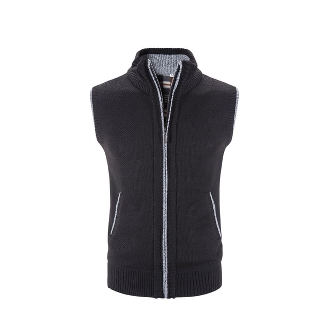 CEHVOM 2021 Automne et Hiver Veste en Molleton pour Homme Chandail Col Montant Cardigan