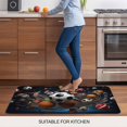 thumbnail image 5 of Sports Doormat Outdoor Entrance 16"x24", Football Basketball Baseball Ball Games Absorb Moisture Dirt Door Mats, Non-Slip Rubber Backing Floor Mats Indoor, Low-Profile Front Door Rugs, 5 of 9