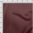 thumbnail image 3 of oneOone Polyester Spandex Maroon Fabric Poker Card Craft Projects Decor Fabric Printed By The Yard 56 Inch Wide, 3 of 4