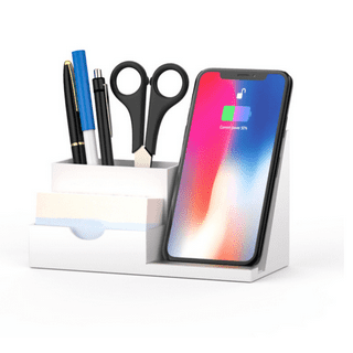 Wireless Charger with Desk Organizer, Wireless Charging Station for iP –  LADSTAG
