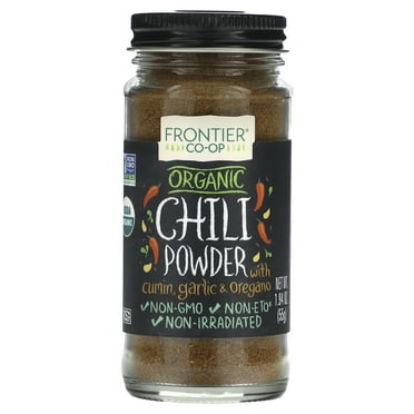 Frontier Co-op Chili Powder with Cumin, Garlic, & Oregano, 1.94 oz, (55 g)