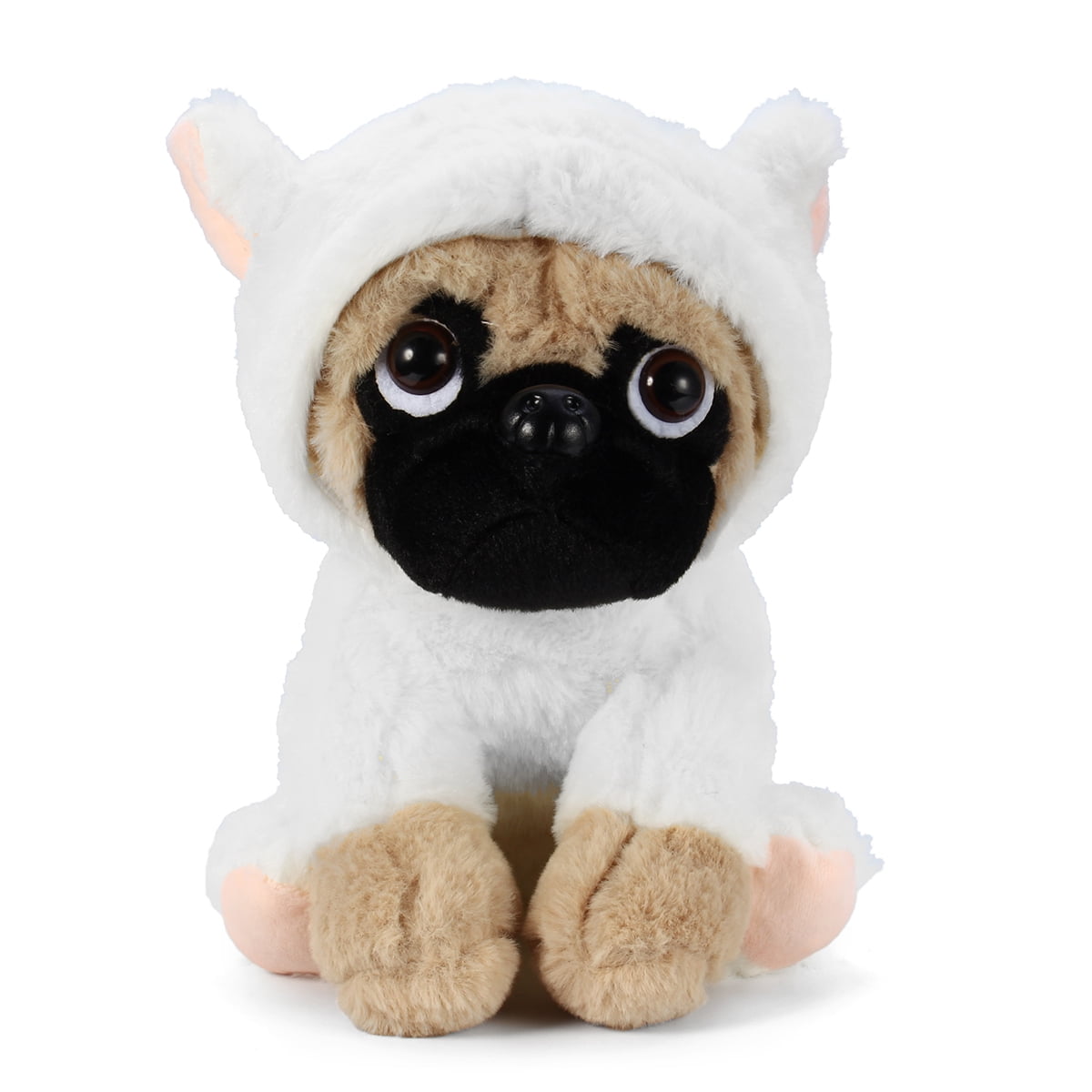 8" 5Colors Pug Soft Cotton Cuddly toy in Fancy Dress Super Cute