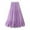 Purple, variant on Stretchy Waist Bohemian Cotton Casual Half Skirt Ndbuld Holiday Gift Finder Super Design Sense Fashion Gauze Skirt Sweet Wooden Ear Lace A Big Pommel Skirt Mid-calf Skirt,Beige