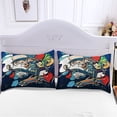 thumbnail image 4 of Conjunto de camas Cubierta de Microfibra Edredón con almohada Shams Niños Dibujos animados Tema Deportes Tema Summer Ropa de cama Conjuntos Artículos para el hogar M 3 Piezas kenally HA012073-05, 4 of 7