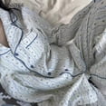 thumbnail image 2 of Conjuntos de pijama básicos de primavera para mujer, ropa de dormir de manga larga con estampado Vintage, ropa de dormir para el hogar, 2 of 4