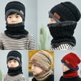 thumbnail image 4 of Viworld Winter Beanie Hat Scarf Set Fleece Warm Snow Ski Cap for Kids Boys Gilrs Men, 4 of 5