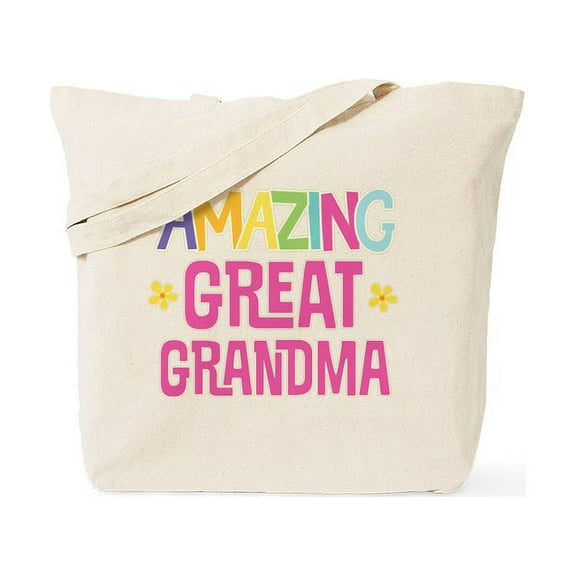 CafePress - Amazing Great Grandma Tote Bag - Unisex Canvas Tote Bag, Beige, 1-Piece