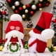 thumbnail image 4 of 2 gnomos navideños de peluche: decoración enana elfa sueca para escritorio, repisa, árbol, ventanal: decoración navideña ideal y regalo de cumpleaños. (2 piezas de madera), 4 of 6