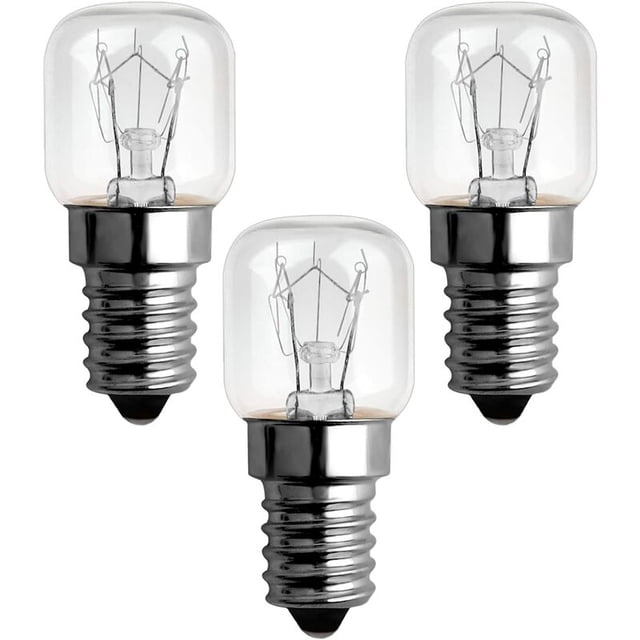 15 W 300 grados E14 foco de luz de horno regulable, 220 V-240 V, E14 T22 foco incandescente, 85 lm blanco cálido 2300 K, E14 microondas pequeño tornillo base lámpara gnómica, horno, lámpara de sal, esquí esquí Gafas de esquí