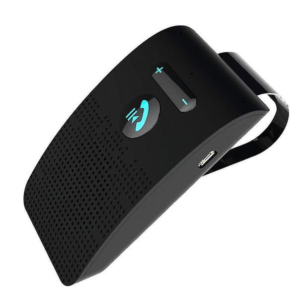 Kit Bluetooth para coche Kit inalámbrico Bluetooth para coche Visera con clip Altavoz