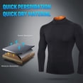 thumbnail image 1 of Camisas de compresión de manga larga para hombres, parte superior deportiva de secado rápido, entrenamiento elástico, 1 of 7