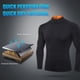 thumbnail image 2 of Camisas de compresión de manga larga para hombres, parte superior deportiva de secado rápido, entrenamiento elástico, 2 of 7