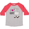 thumbnail image 3 of Inktastic I Love Goats Cute Goat Boys or Girls Toddler T-Shirt, 3 of 5