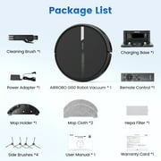 AIRROBO G60 3 in 1 Robot Vacuum and Mop Combo with Smart App&Voice Control,2 in 1 Tank for pet hair