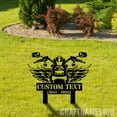thumbnail image 2 of Craftnamesign Custom Motorcycle Memorial Stake, In Memorial Of Gift, Memorial Grave Marker, 2 of 4