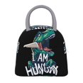 thumbnail image 1 of Fotbe Hungry Tyrannosaurus Bolsa de Almuerzo con Estampado, Lonchera Aislada, Contenedor de Comida Reutilizable Tipo Cooler a Prueba de Fugas, 1 of 6