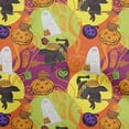 thumbnail image 1 of oneOone Viscose Jersey Orange Fabric Halloween Sewing Fabric By The Yard Printed Diy Clothing Sewing Supplies 60 Inch Wide, 1 of 4