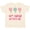 Natural, variant on Inktastic Mimi Loves Me daisies Girls Toddler T-Shirt