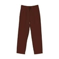 thumbnail image 4 of Haiem Brown Men's Pajama Pants Ultra Lightweight Pjs Bottoms Sleepwear Bottom Pants with Pocket Drawstring-Large, 4 of 9
