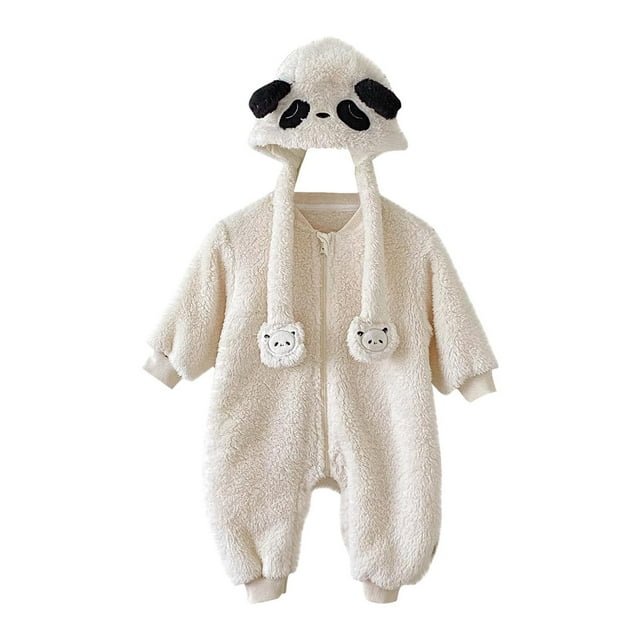 Combinaison pour Filles Combinaison à Capuche Confortable avec Imprimé Poitrine pour Garçons et Filles Parfaite pour un Port Décontracté