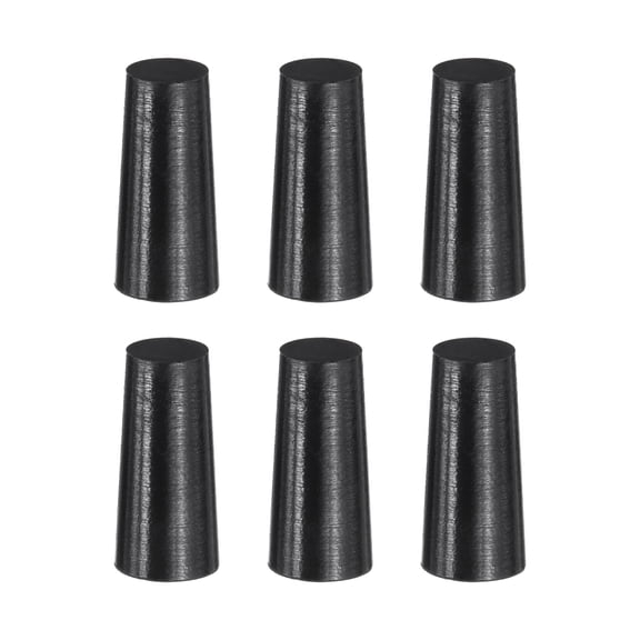 6 Pack Silicone Rubber Tapered Plug, 8.5mm to 11mm High Temp for Hole Plugs, Spraying, Coating, 23mm