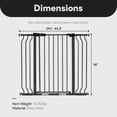thumbnail image 4 of Open Box BalanceFrom Walk Thru Safety Gate, Fits 29.1-43.3" Openings, 36” Tall, 4 of 12