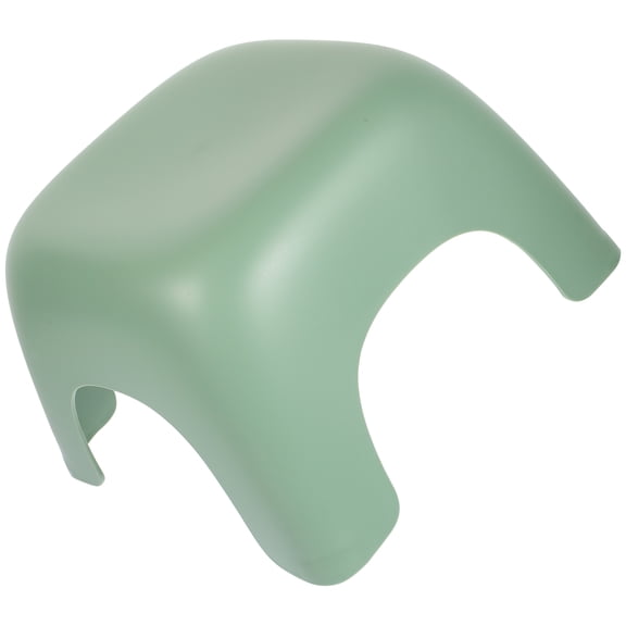 GAXIRE Non-Skid Plastic Stool for Bathroom and Living Room, Green, Design, Lightweight and Portable