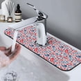 thumbnail image 7 of Sikiie Birds Flowers Splash Guard for Sink Faucet-1 PC Super Absorbent Fast Drying Mat Sink Gadgets-Splash Guard for Kitchen, Sink Mat, 7 of 7