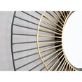 thumbnail image 4 of Comet Round Mirror Black & Gold Wall Decor, Modern Style, Hangs vertically only, Iron, Decor Mirrors, 4 of 5