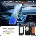 thumbnail image 4 of Funda magnética impermeable Oterkin para iPhone 15 Pro Max IP68, azul, 4 of 7
