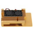 thumbnail image 4 of Protection Enclosure Box for Raspberry Pi 3 Model 2b/3b Heat Dissipation Case Accessory W/Dual Cooling Fan, 4 of 5