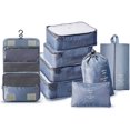 thumbnail image 3 of PENGXIANG Packing Cubes for Travel 8Pcs Luggage Packing Cubes Set with Cosmetic Bag Clothes Bag Shoe Bag Toiletry Bag Foldable Luggage Storage Bag Lightweight Travel Luggage Packing Organ, 3 of 11