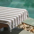 thumbnail image 3 of Arkwright California Cabana Chaise Lounge Covers - 100% Cotton Terry - 30 x 85 in. - (2 Pack) Grey, 3 of 8