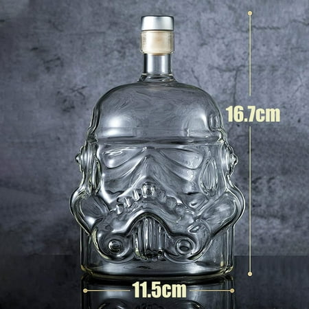 

Helmet Whiskey Decanter Wineglass Set Storm Trooper Whiskey Glass Cup Wine Glasses Accessories Creative Man Gift Bar Party Hot