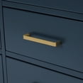 thumbnail image 2 of ARIEL Cambridge 61 Inch Midnight Blue Bathroom Vanity Double Sink, Solid Wood, White Quartz Countertop, 1.5-Inch Edge, Rectangular Undermount Sinks, 4 Soft Closing Doors, 6 Drawers, 2 of 10