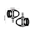thumbnail image 2 of Pedales de bloqueo de bicicleta Ndcxsfigh accesorios de ciclismo impermeables ajustables, 2 of 9