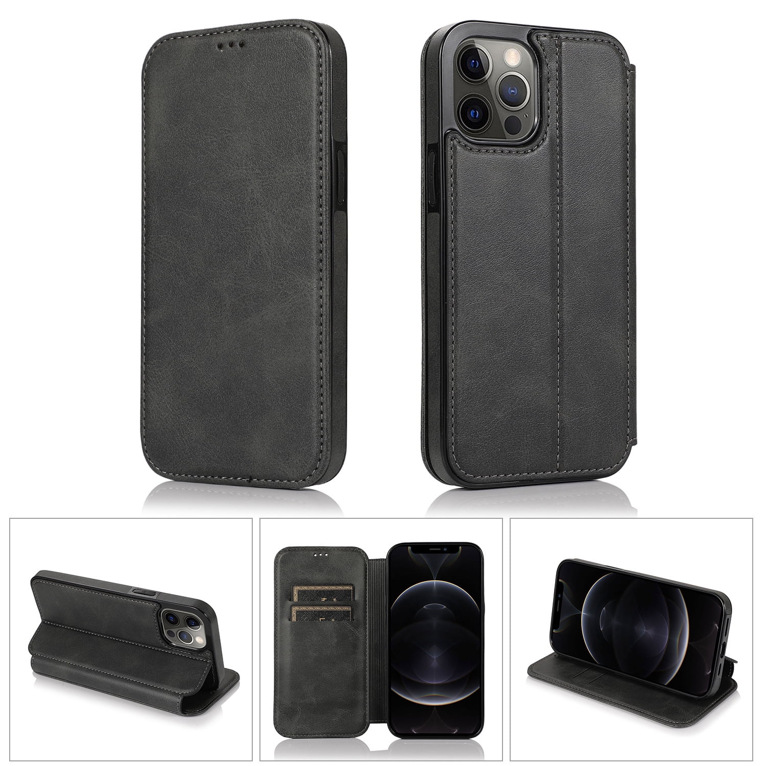 SHIELDON Case for iPhone 13 Pro Max, Leather Wallet Case, Shockproof Cover with Stand Card Slot, Compatible with iPhone 13 Pro Max - Walmart.ca SHIELDON Case for iPhone 13 Pro Max, Leather Wallet Case, Shockproof Cover with Stand Card Slot, Compatible with iPhone 13 Pro Max - Walmart.ca