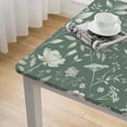 thumbnail image 4 of Green Plants Tablecloth  Rectangle Sage Wildflowers Table Cloth Washable Floral Herbs Table Cover for Seasonal Spring Summer Home Kitchen Picnic Decoration Supplies, 4 of 7