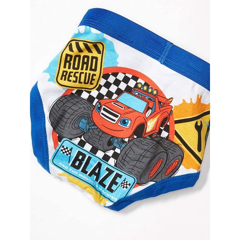 Blaze And The Monster Machines Boys Briefs 5 Pack I Boys Underwear  Multipack