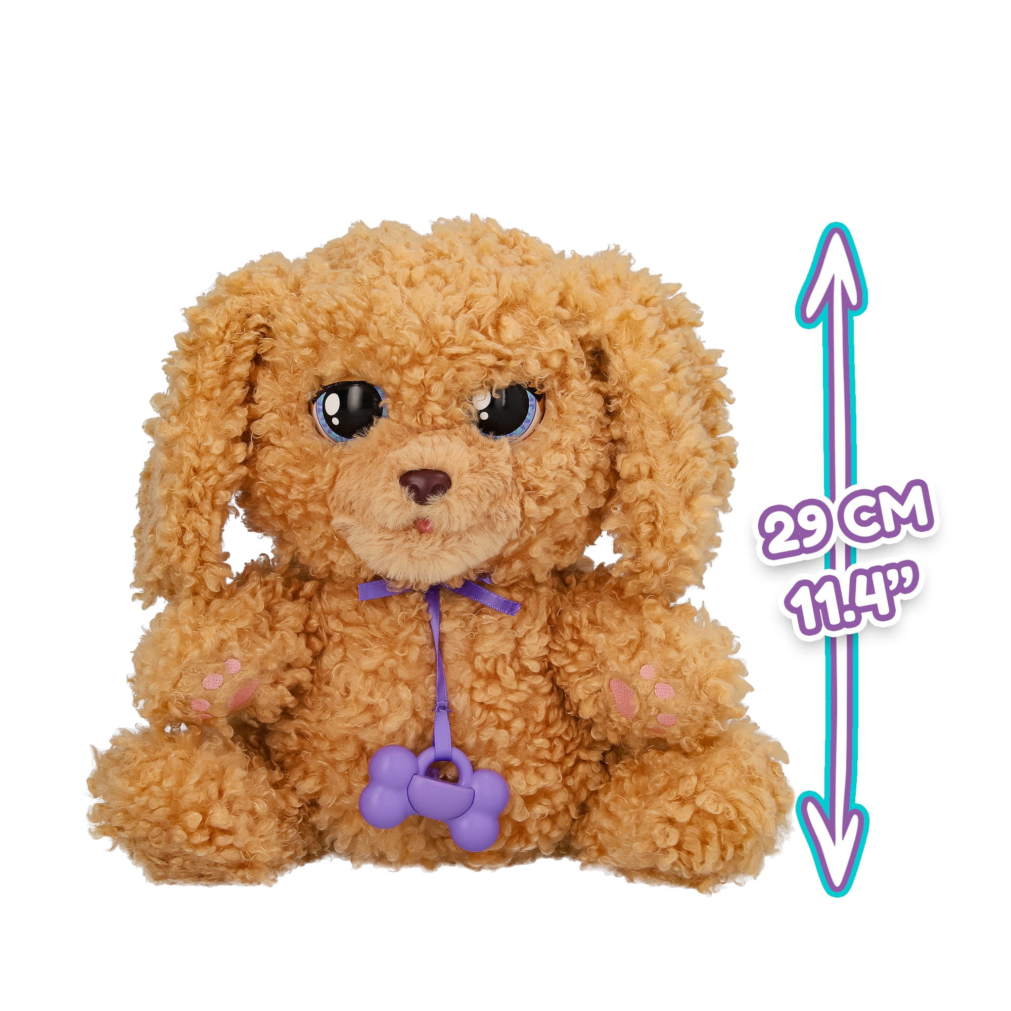 Baby Paws - Interactive Labradoodle Plush Toy Puppy & Backpack Carrier, with 15+ Sounds & Reactions, Gifts for Kids, Ages 18M+