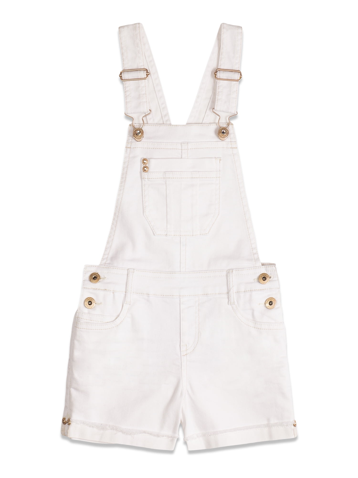 girls white shortalls