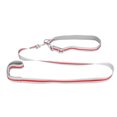 thumbnail image 5 of Juego de correas y collares reflectantes para perros, hebilla de metal, tela de buceo grabada, cuerda para tirar para mascotas, conjunto XS rojo, 5 of 5